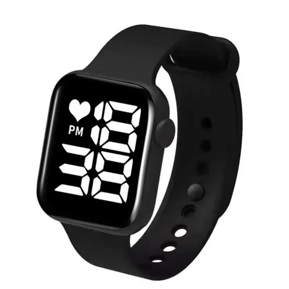 Black LED Digital Watch - Picture 1 of 12